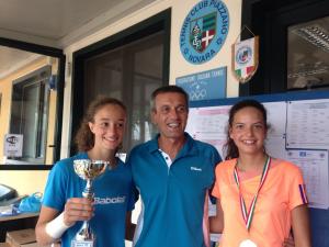 Eleonora e Rebecca con Fabrizio Petterino